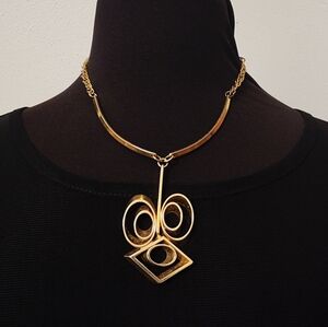 Vintage Mid Century Austrian Modernist  Necklace